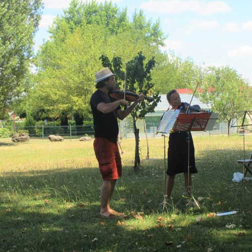 Musique parc de la Fondation John BOST, juillet 2022