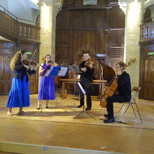 Quatuor Dimitri, août 2023