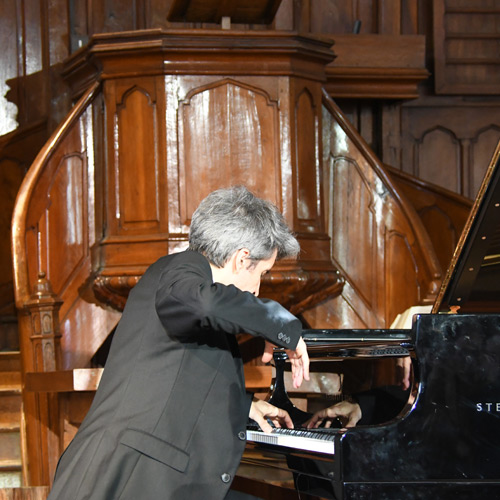 Jérôme GRANJON au piano, mai 2022